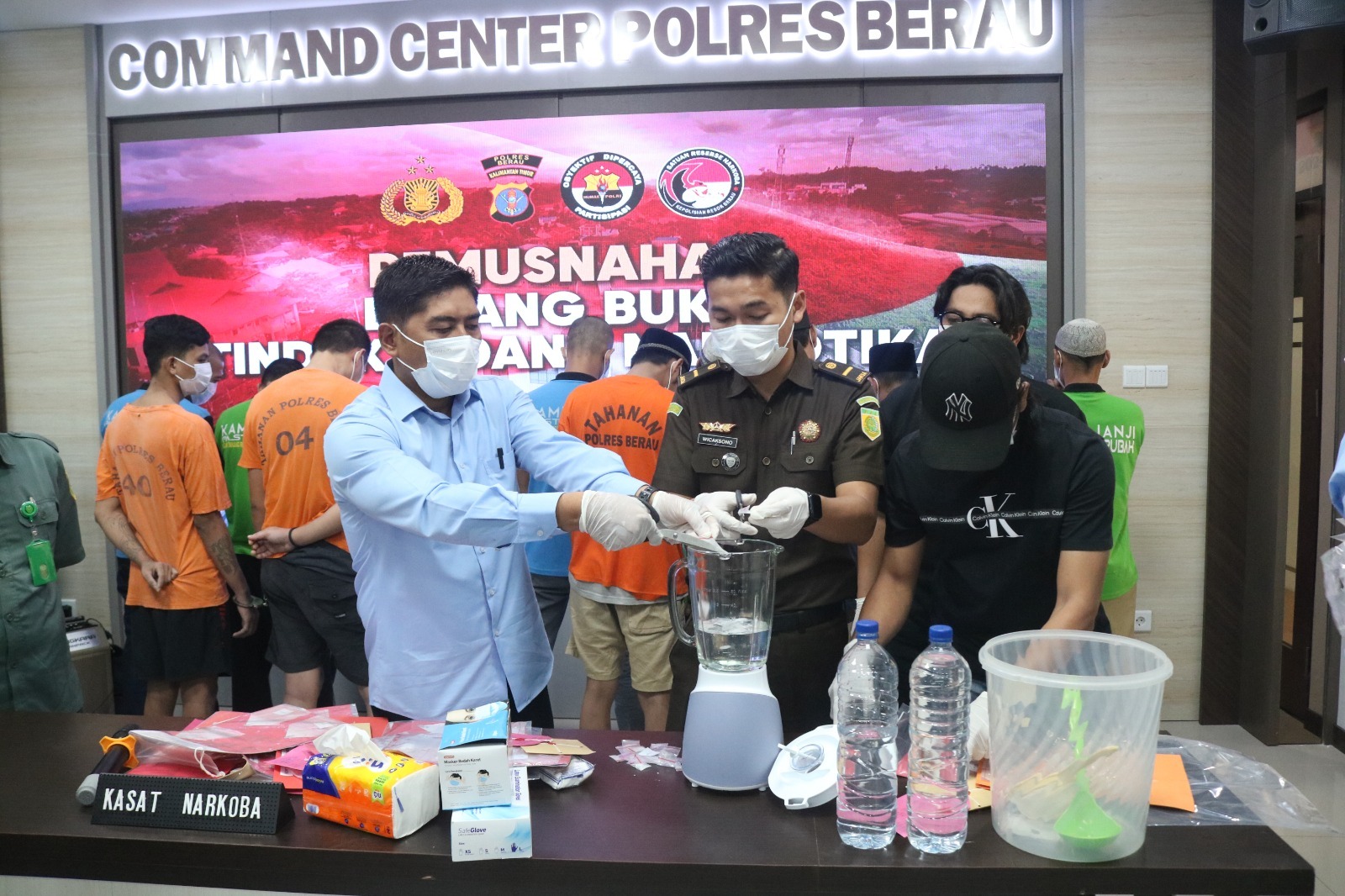 Polres Berau Musnahkan 37,24 Gram Sabu, Bukti Komitmen Berantas Narkoba