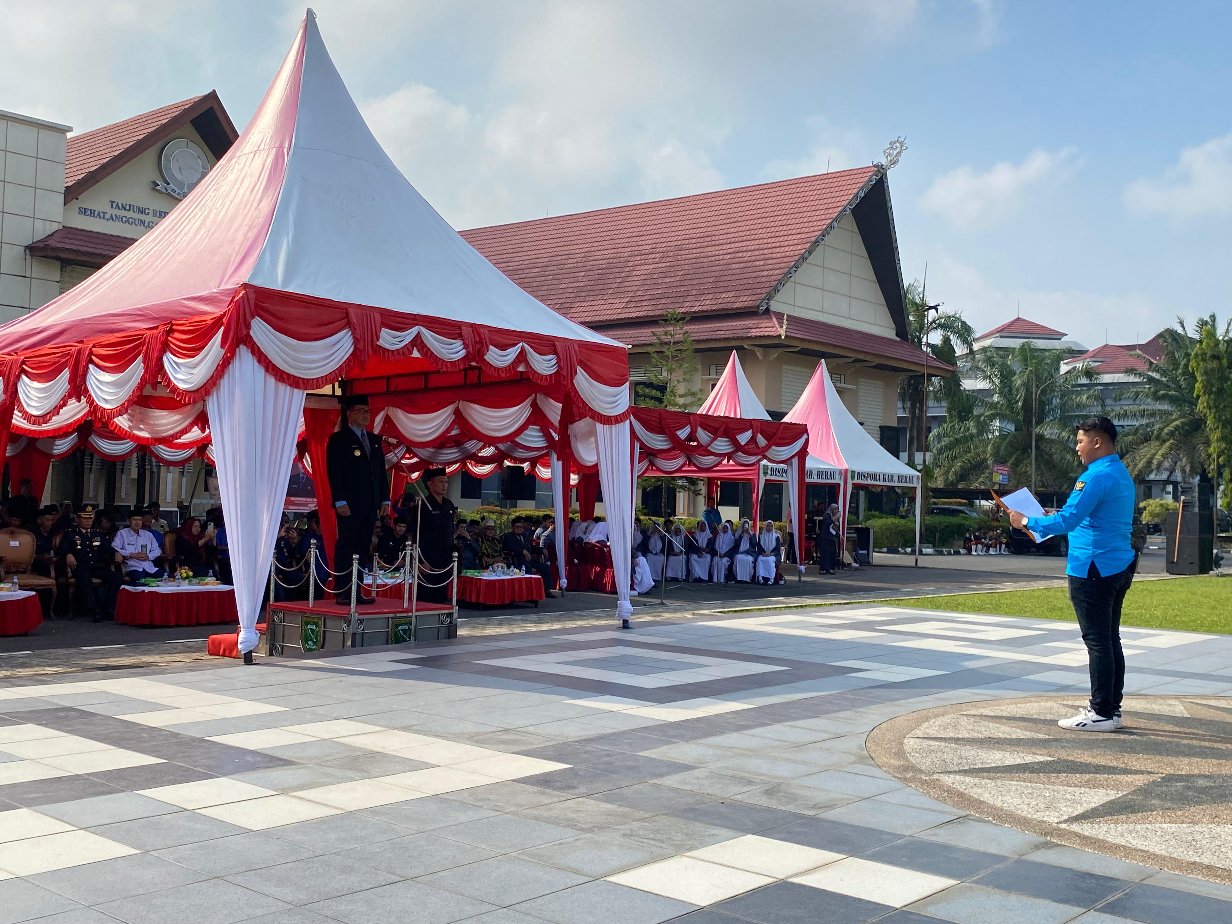 Ratusan Pemuda Berau Hadiri Upacara Hari Sumpah Pemuda