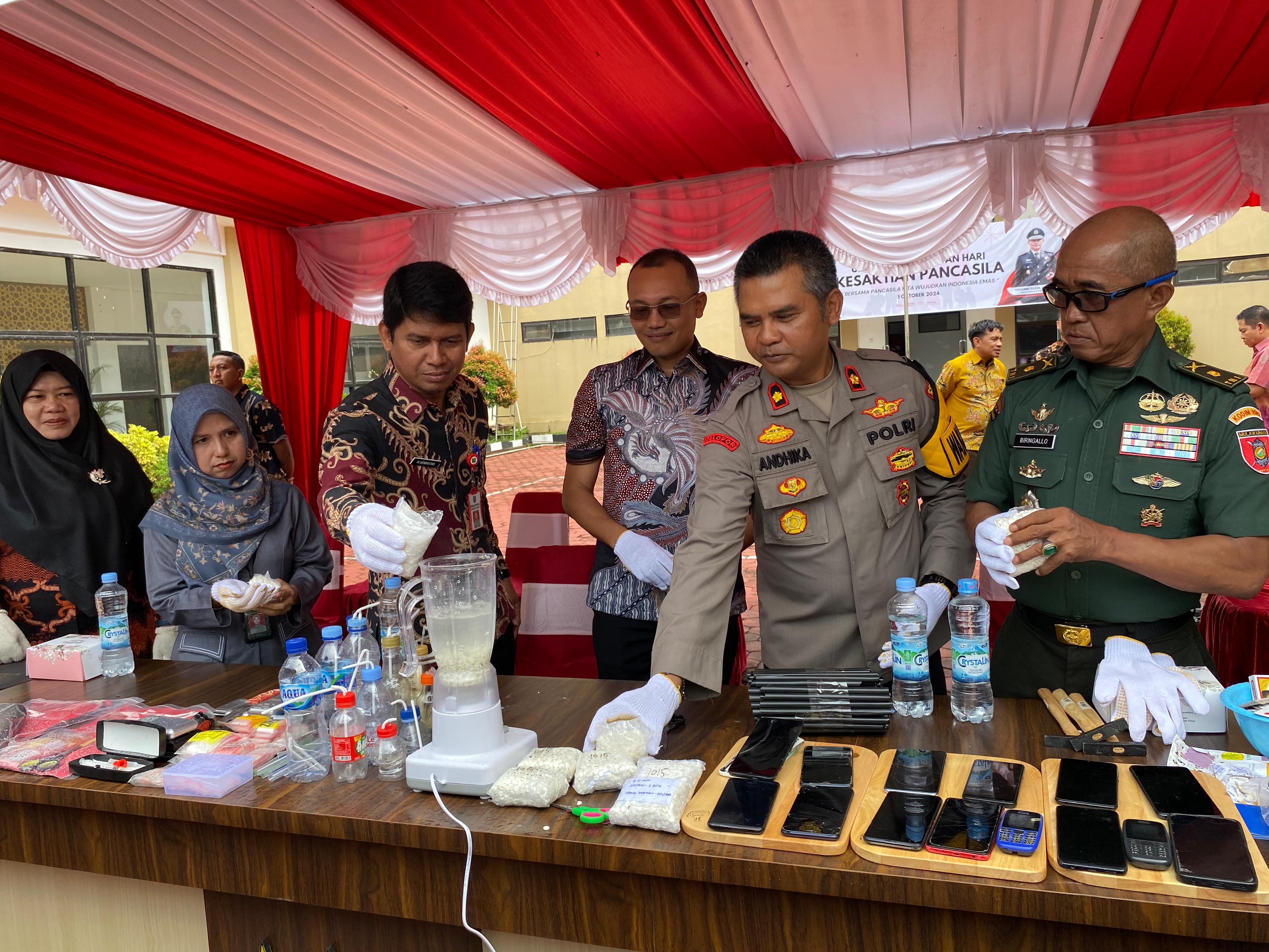 Kejaksaan Negeri Berau Musnahkan Sejumlah BB dari 72 Perkara Periode Ke-3 di Tahun 2024