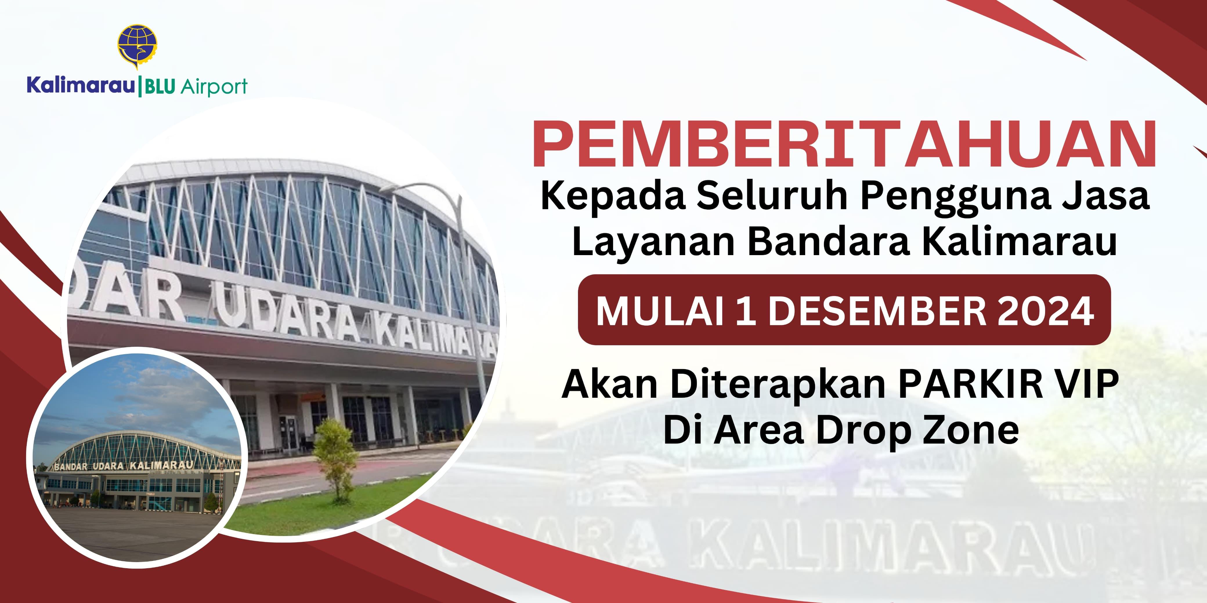 Bandara Kalimarau Permudah Parkir, Terapkan Sistem Digital hingga Parkir VIP