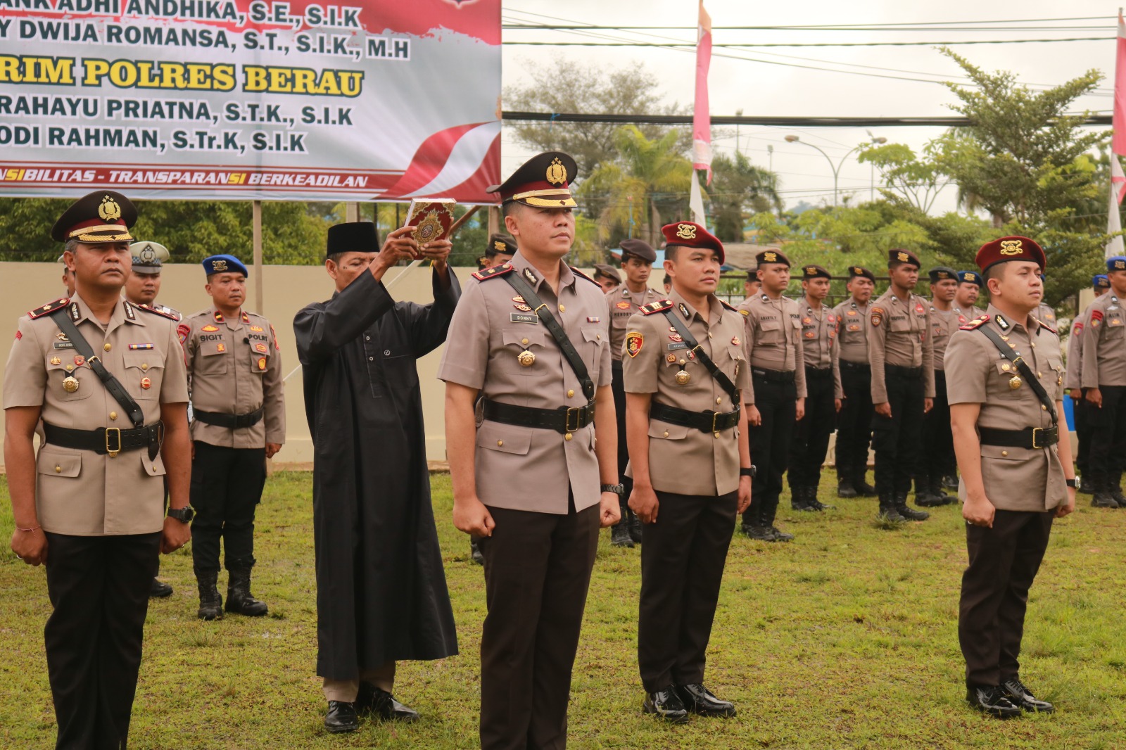 Rotasi Kepemimpinan di Polres Berau: Wakapolres dan Kasatreskrim Berganti