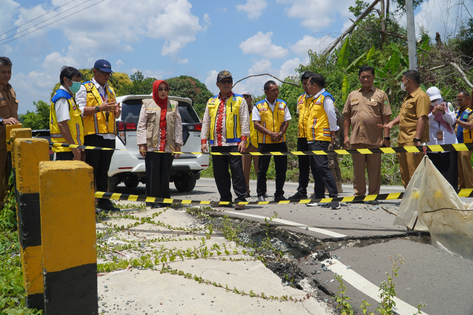 Percepatan Perbaikan Jalan Longsor di Berau, Pemkab dan BP2JN Intensifkan Koordinasi