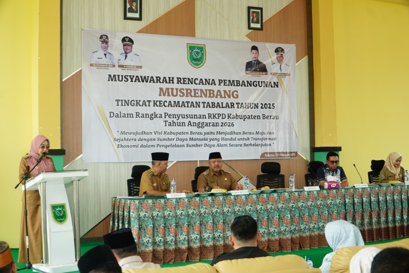 Camat Tabalar Dorong Penyelesaian Konflik Tapal Batas Lewat Musrenbang 2025