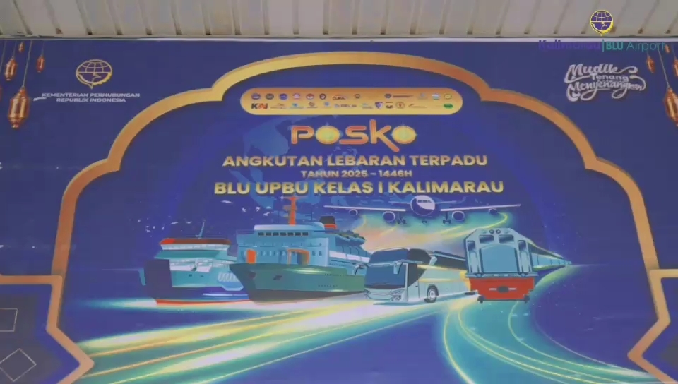 UPBU Kelas I Kalimarau Siagakan Posko Angkutan Lebaran 2025, Fokus pada Mudik yang Aman dan Nyaman