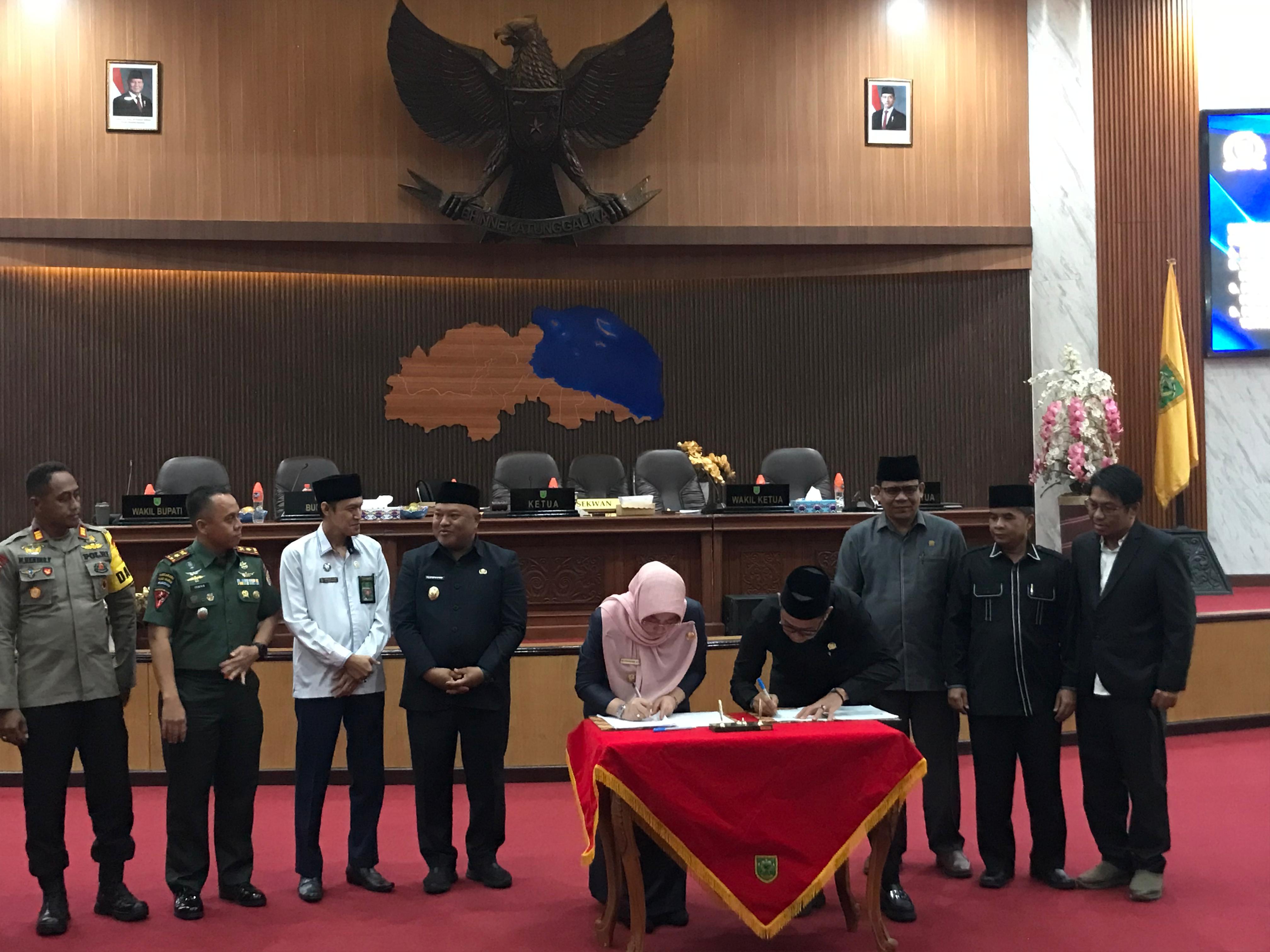 Empat Perda Baru Disahkan, Pemkab Bersam DPRD Berau Sepakati Langkah Strategis Penataan Daerah