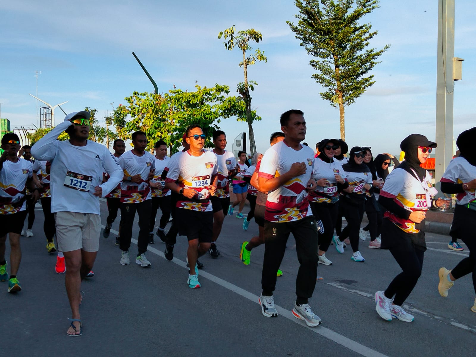 Rayakan HUT Bhayangkara ke-79 Polres Berau Gelar Fun Run