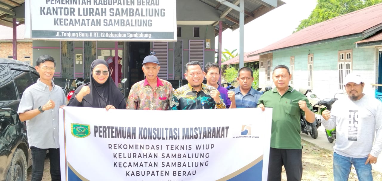 PT Kilau Rahmat Utama Gelar Rapat Ketiga PKM di Kelurahan Sambaliung