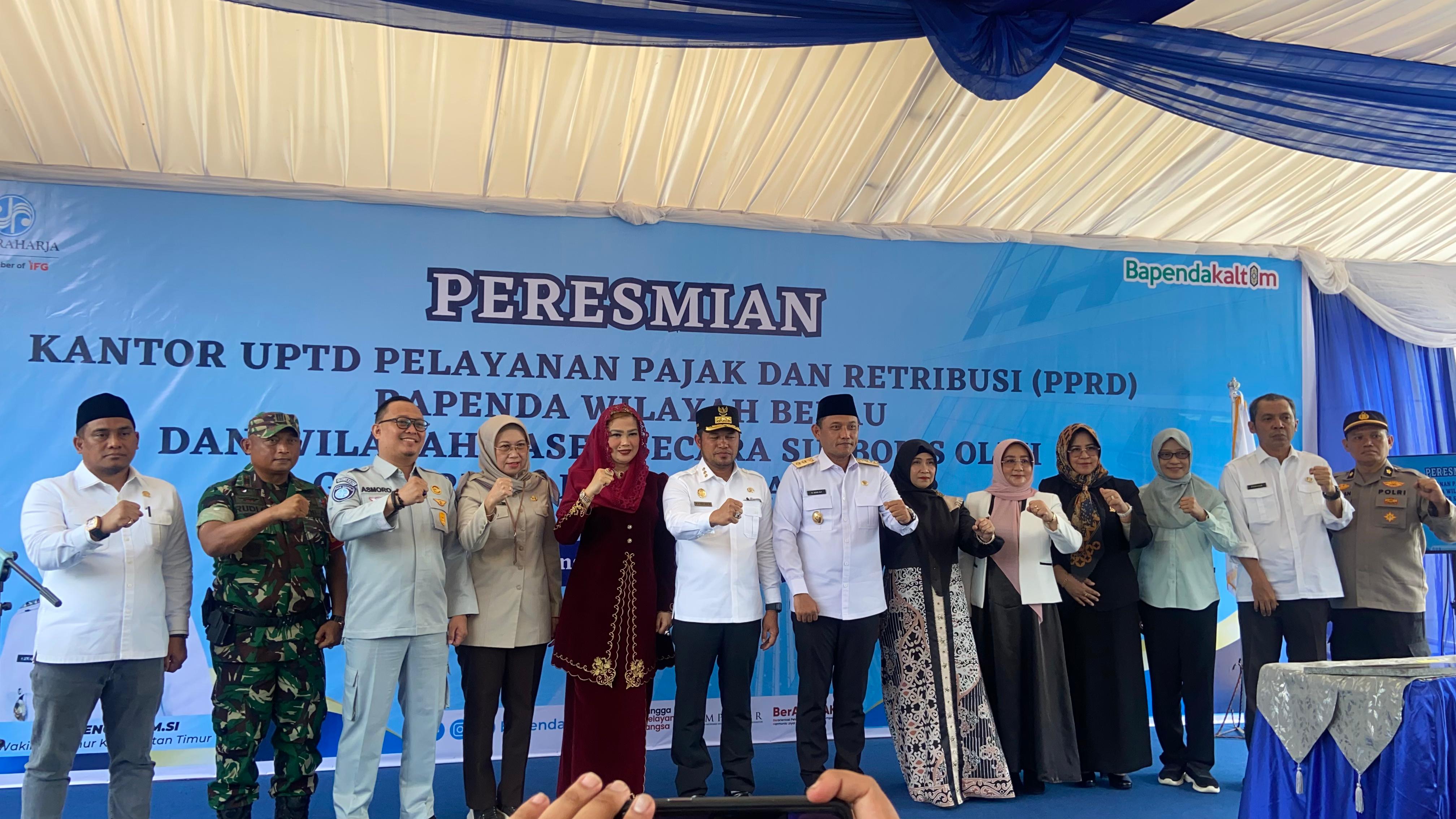 Peresmian UPTD PPRD Berau dan Paser dalam Kunjungan Kerja Gubernur Kaltim