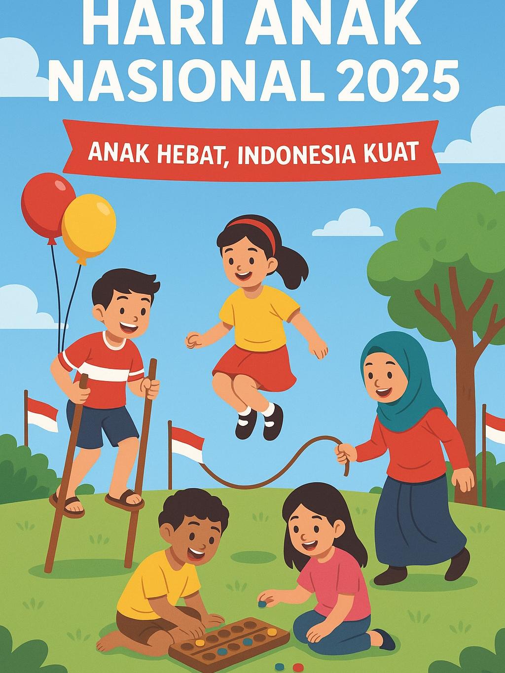Hari Anak Nasional 2025 Diperingati 23 Juli, Bukan Hari Libur Nasional
