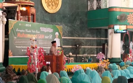 Majelis Taklim Gelar Tabligh Akbar  Memperingati Maulid Nabi SAW, Gamalis Apresiasi Kebersamaan Umat