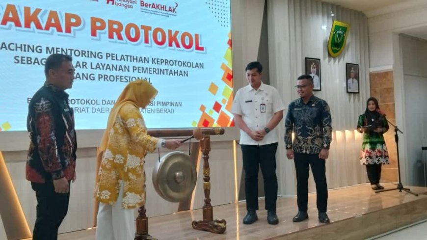 Pelatihan Keprotokolan “Cakap Protokol” Tingkatkan Kapasitas Staf Pemkab Berau