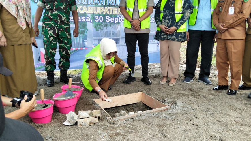 Peletakan Batu Pertama, Pembangunan RS Tirta Tipe D Dimulai