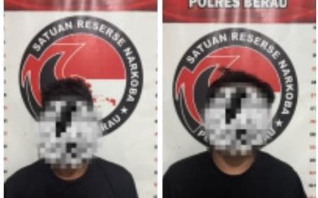 Dua Pria Pengedar Sabu di Sambaliung Dibekuk Satresnarkoba Polres Berau, Total Sabu 8,46 Gram