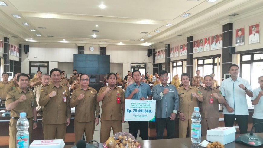 Pemkab Berau Bersama BPJS Ketenagakerjaan Sosialisasikan Program Perlindungan bagi Pekerja Jasa Konstruksi