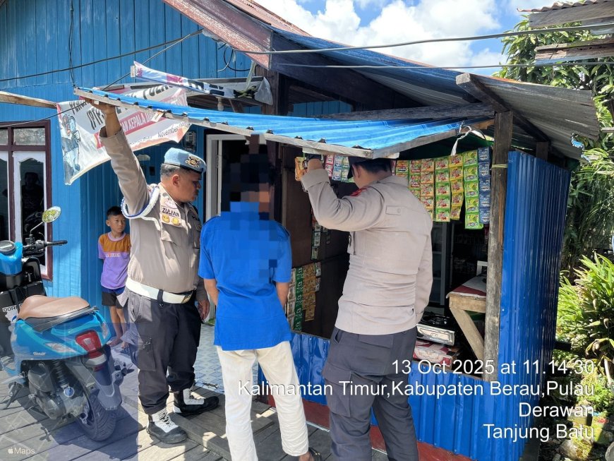 Pencurian di Tanjung Batu Berakhir Damai, Polsek Derawan Fasilitasi Mediasi