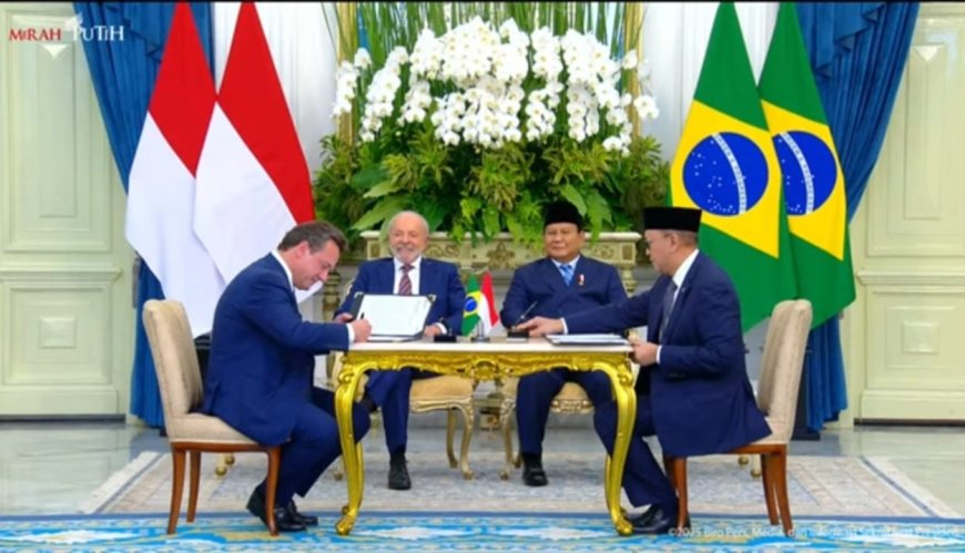 Prabowo Sambut Hangat Presiden Brasil Lula da Silva, RI-Brasil Perkuat Kemitraan Strategis dan Teken 4 Kesepakatan
