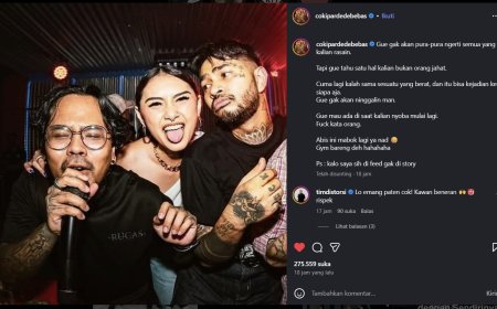 Coki Pardede Beri Dukungan Penuh untuk Onadio Leonardo, Tegaskan Sahabatnya Bukan Orang Jahat