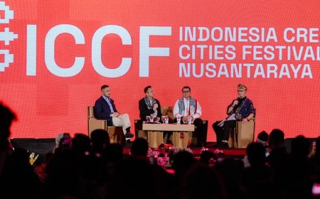 Menteri Ekraf, Wamen Giring, Bersama Raffi Ahmad Serukan Penguatan Ekosistem Kreatif Nasional di ICCF 2025