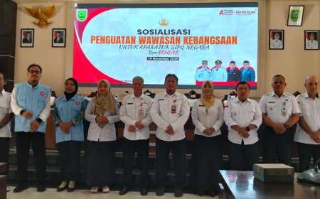 Kesbangpol Berau Gelar Sosialisasi Wawasan Kebangsaan, ASN Didorong Perkuat Integritas dan Ketahanan Ideologi