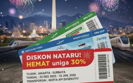 Pemerintah Gelontorkan Diskon Tiket Transportasi Jelang Nataru 2025/2026, Mobilitas Dipacu, Inflasi Dijaga
