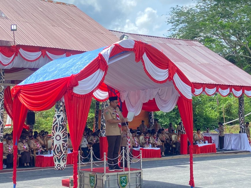 Wagub Kaltim Seno Aji Tegaskan Pramuka Benteng Karakter Bangsa dan Pilar Penjaga NKRI