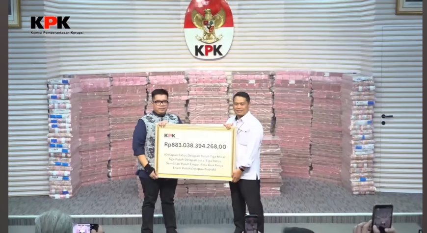 KPK Pamerkan Rp 300 Miliar Uang Rampasan Kasus Korupsi Taspen, Total Capai Rp 883 Miliar
