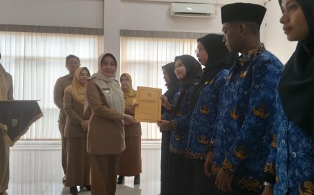Pelantikan PPPK Paruh Waktu 2025, Bupati Tegaskan Profesionalitas dan Integritas ASN