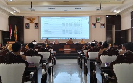 Bupati Berau Ingatkan Disiplin Kerja dan Komitmen OPD dalam Evaluasi Percepatan APBD 2025