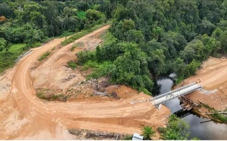 Jembatan Bailey Jadi Penghubung Vital Kampung Hulu Kelay