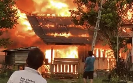 Si Jago Merah Hanguskan Tiga Rumah di Tembudan, Kerugian Ditaksir Mencapai Ratusan Juta