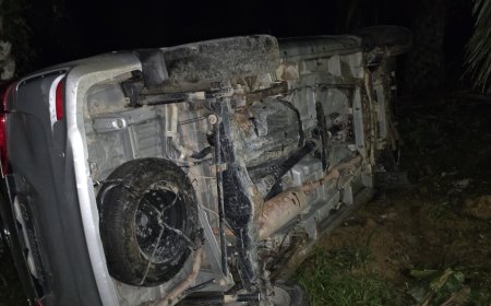 Minim Rambu dan Tanpa Sinyal Kendaraan Terbalik di Kebun Sawit Jalur Tabalar Ulu