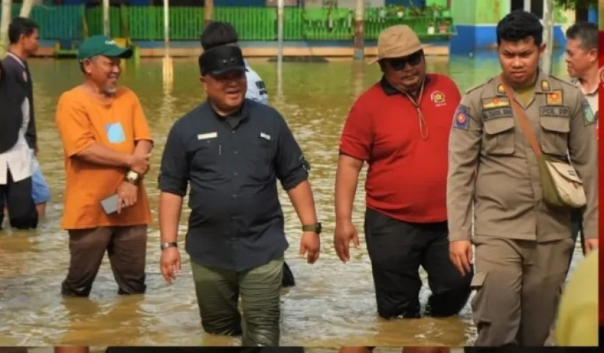 Wabup Gamalis Tinjau Lokasi Banjir di Segah, Pemerintah Perkuat Respons Penanganan