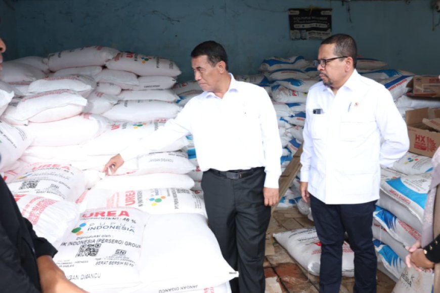 Mentan Amran Geram, Cabut 190 Izin Distributor dan Pengecer Pupuk