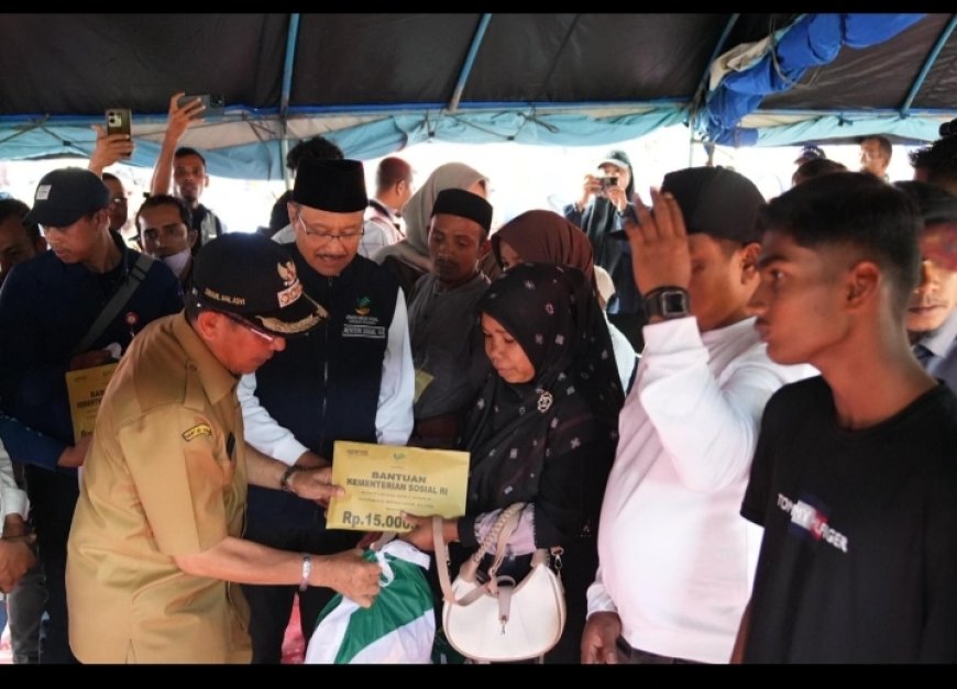 Kemensos Serahkan Santunan Rp15 Juta kepada Ahli Waris Korban Banjir–Longsor Sumatera