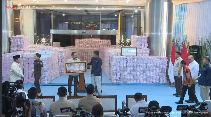 Prabowo Saksikan Penyerahan Rp6,6 Triliun dan 4 Juta Hektare Hutan Hasil Penertiban Kawasan