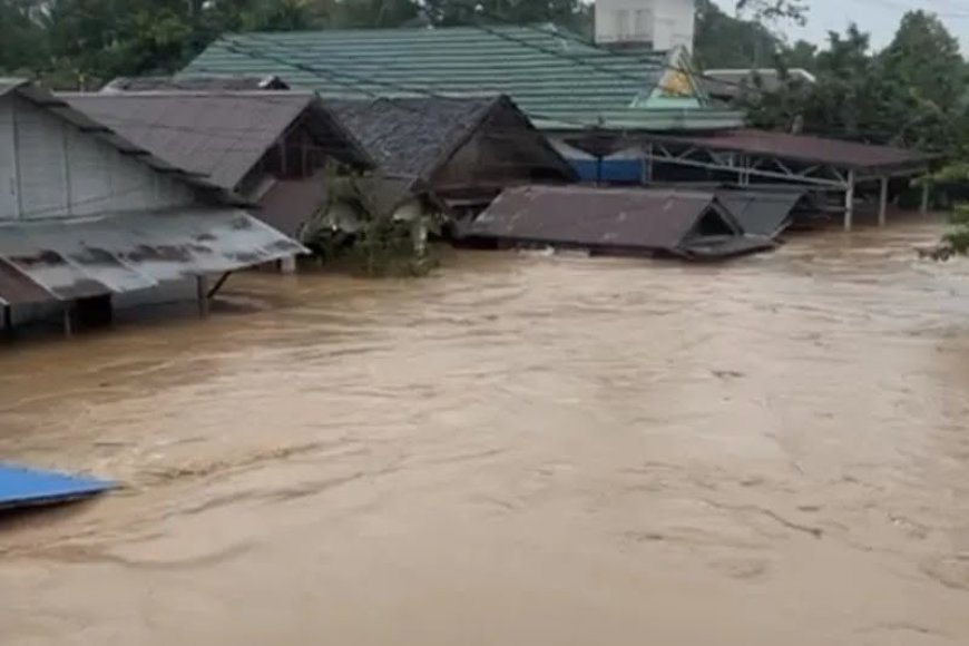 Banjir Rendam Permukiman di Balangan Kalsel, BPBD Lakukan Evakuasi Darurat