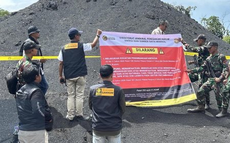 Negara Sita 70 Ribu Ton Batu Bara Ilegal di Kukar, Ditjen Gakkum ESDM Segel Lima Lokasi Jelang Tahun Baru
