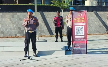 Sipropam Polres Berau Sosialisasikan WBS Online Polri kepada Personel