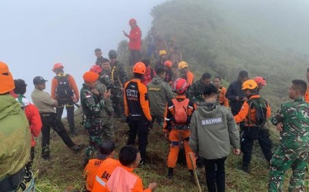 Enam Jenazah Korban Pesawat ATR 42 Ditemukan di Gunung Bulusaraung