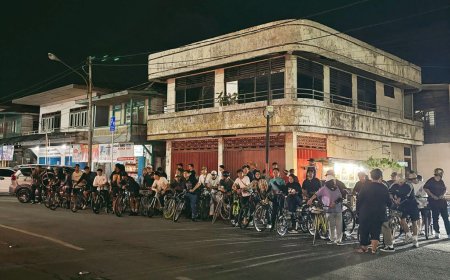 Abissia Bike Gelar Berau Night Ride, Puluhan Pesepeda Ramaikan Tanjung Redeb