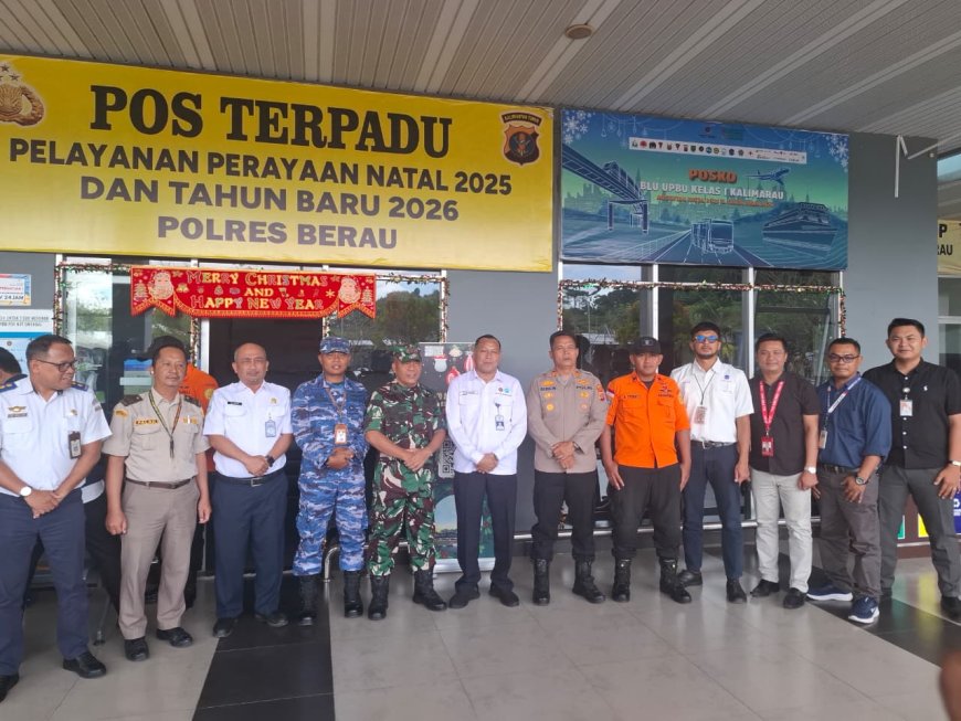 Sinergi Lintas Instansi Sukses Jaga Arus Nataru di Bandara Kalimarau, Operasional Berakhir Zero Accident