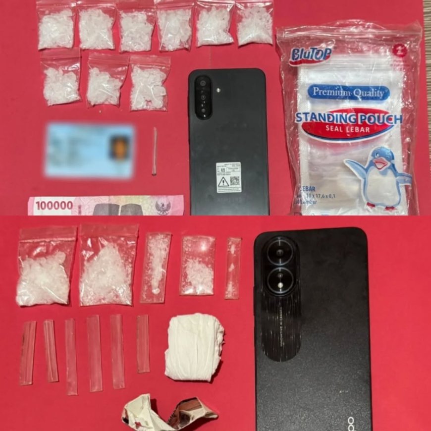 Polres Berau Bongkar Jaringan Sabu di Karang Ambun, Tiga Orang Diamankan