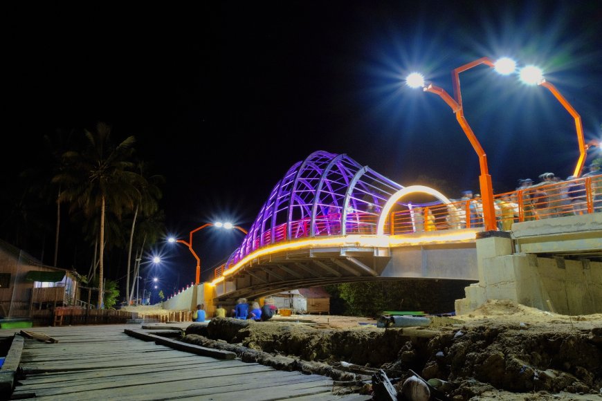 Jembatan Sei Sumbang Diproyeksikan Jadi Landmark Wisata Baru Teluk Sumbang