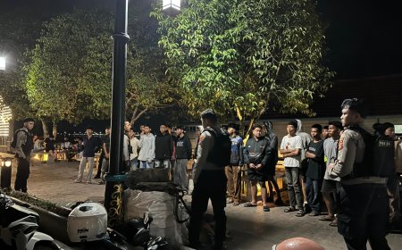 Satlantas Polres Berau Gelar Patroli Malam, Jaga Ketertiban Lalu Lintas di Tanjung Redeb