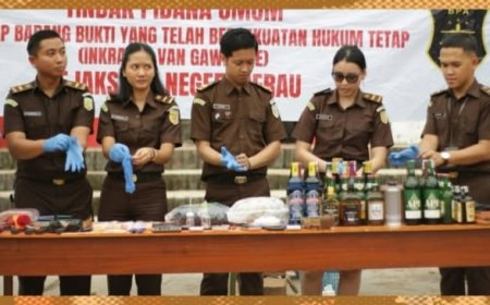 Kejari Berau Pilih Sekolah sebagai Lokasi Pemusnahan Barang Bukti, Sasar Edukasi Hukum Pelajar