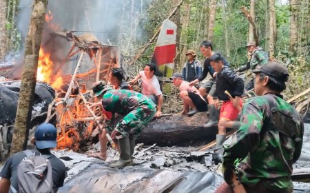 Pesawat Lita Air PK-PAA Jatuh di Pegunungan Long Bawan, Pilot Dinyatakan Meninggal Dunia