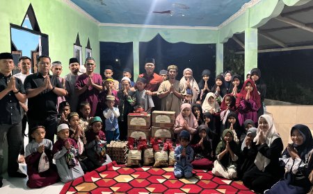 Implementasi Program Aksi, Rutan Tanjung Redeb Salurkan Bantuan Sembako ke Panti Asuhan Hidayatullah