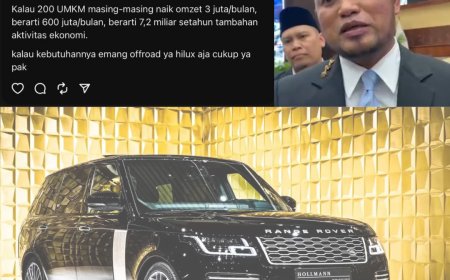 Gubernur Kaltim Lebih Mewah dari Presiden? Mobil Dinas Rp8,5 Miliar Disemprot Influencer Nasional