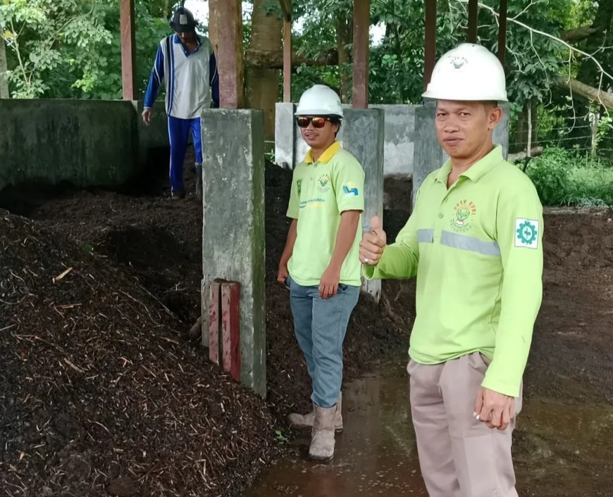 Manfaatkan Bantuan Pemprov Kaltim, BUMK Batu Bual Kejar Produksi Kompos