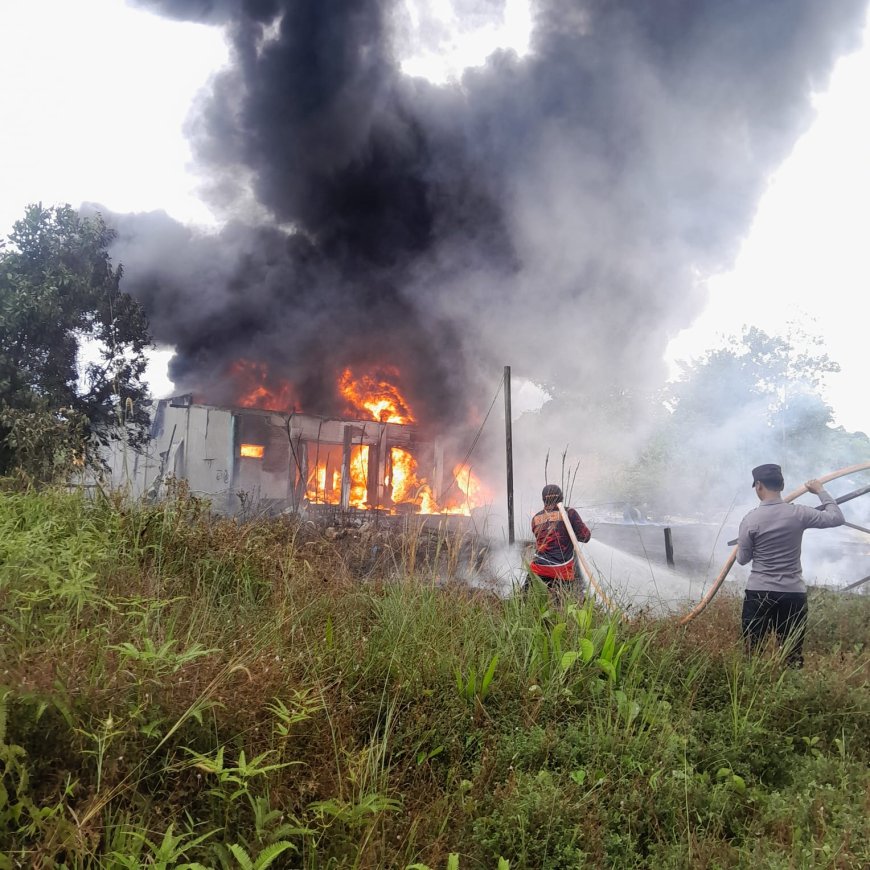Pangkalan BBM Ludes Dilahap Api, Satu Korban Alami Luka Bakar Serius di Berau